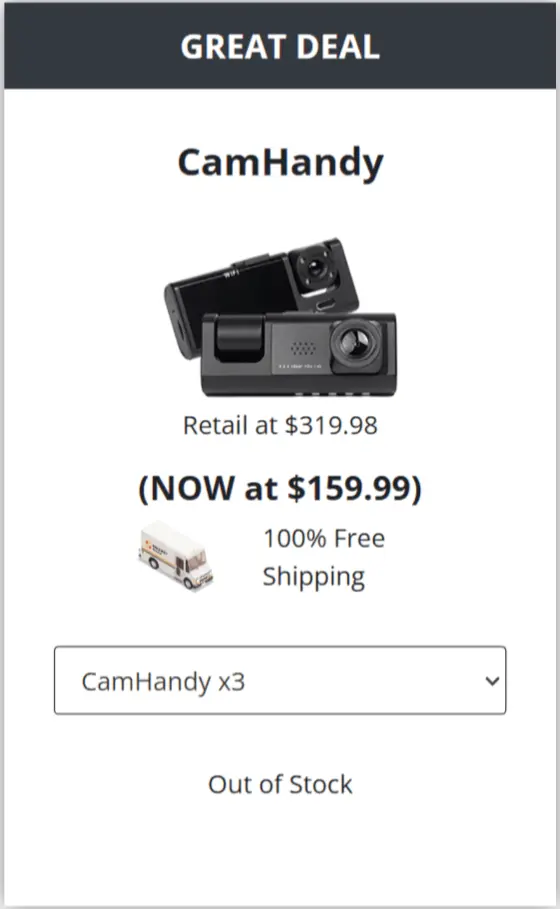 Camhandy offer price