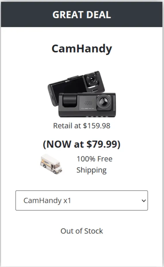 Camhandy offer price